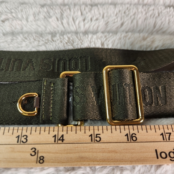 Handbag Strap Multi Pochette Accessories Army Green Strap Monogram Canvas - Picture 4 of 9
